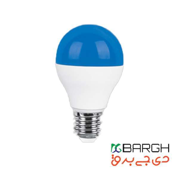 لامپ ال ای دی حبابی 9 وات رنگی  پارس شعاع توس
