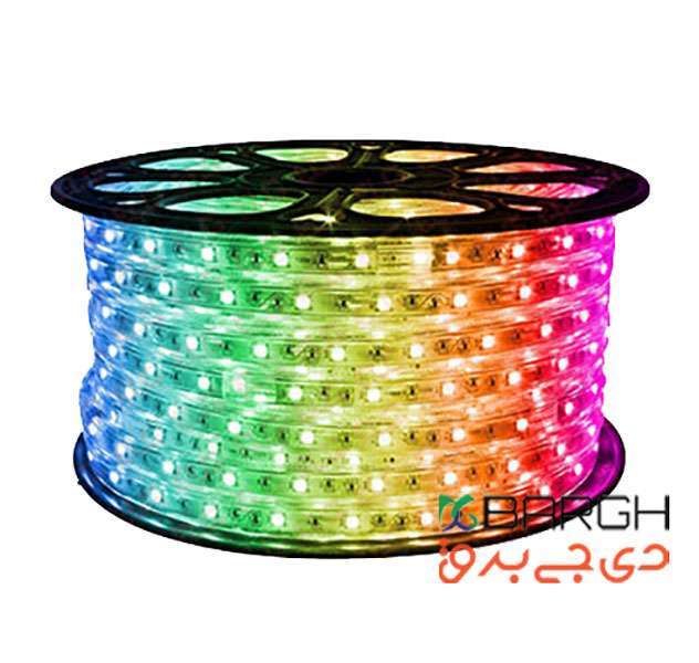 ریسه RGB  هفت رنگ حلقه 100 متری